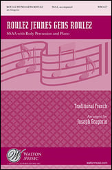 Roulez Jeunes Gens Roulez SSAA choral sheet music cover